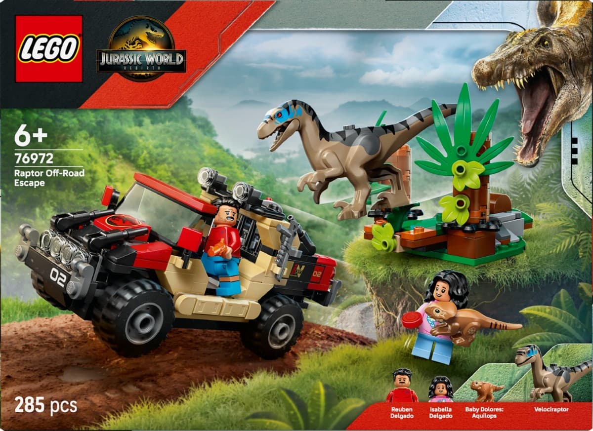 LEGO® Jurassic World 76972 Ubež z terencem pred Raptorjem 3