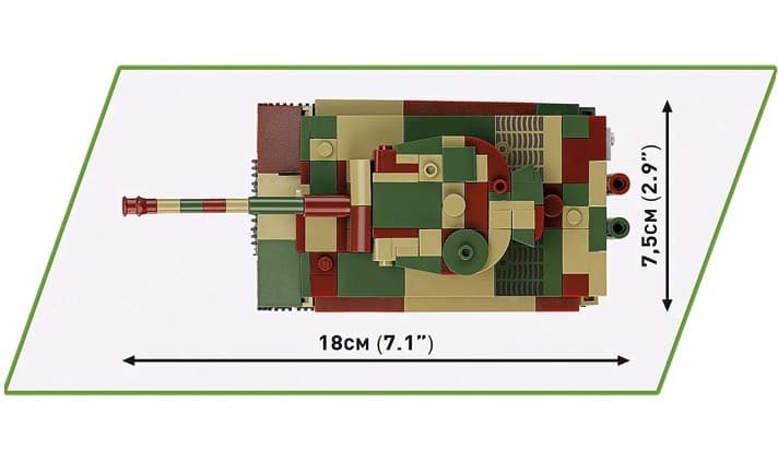 COBI Kocke "Tiger I" Ausf. E, 1:48, 630 kock 3