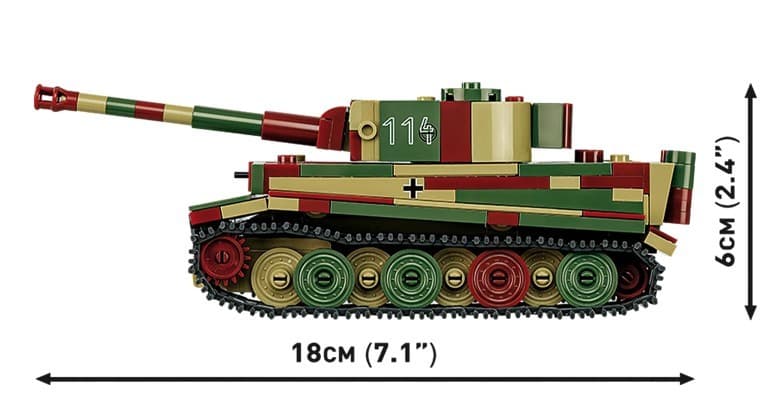 COBI Kocke "Tiger I" Ausf. E, 1:48, 630 kock 4
