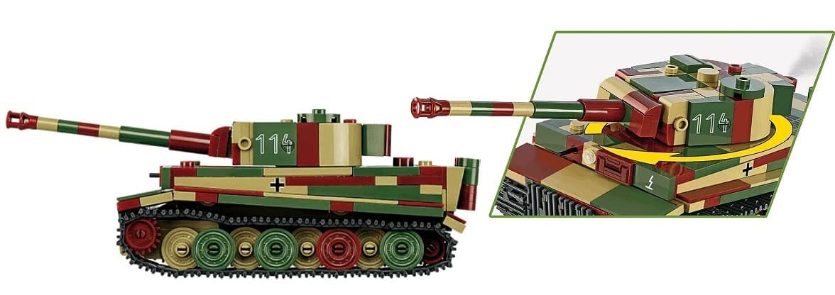 COBI Kocke "Tiger I" Ausf. E, 1:48, 630 kock 5