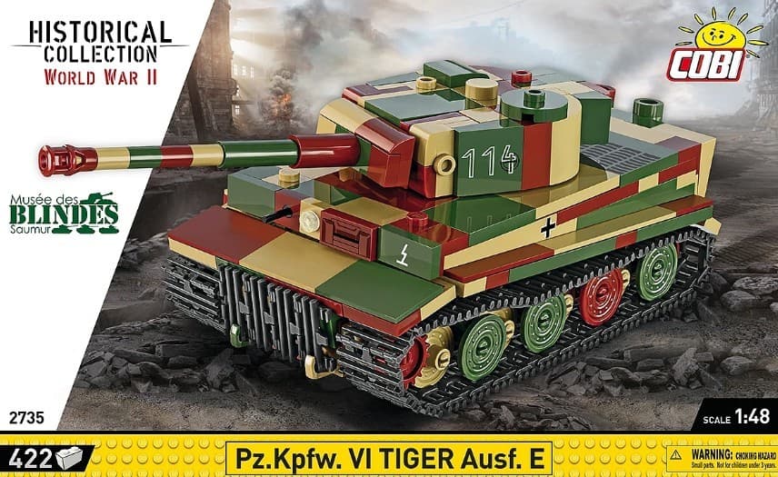 COBI Kocke "Tiger I" Ausf. E, 1:48, 630 kock 8