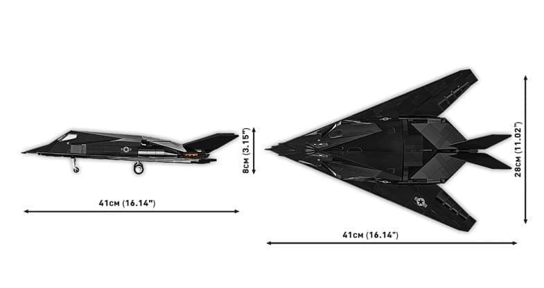 COBI Kocke Lockheed F-117 Nighthawk, 1:48, 795 kock 4