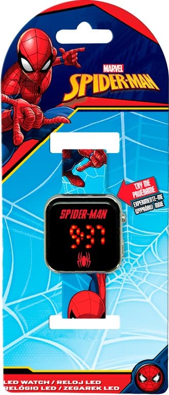 KIDS EUROSWAN LED ura s koledarjem, Spiderman 2