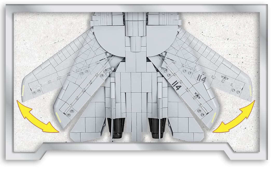 Gradbeni bloki COBI: Lovac F-14A Tomcat 4