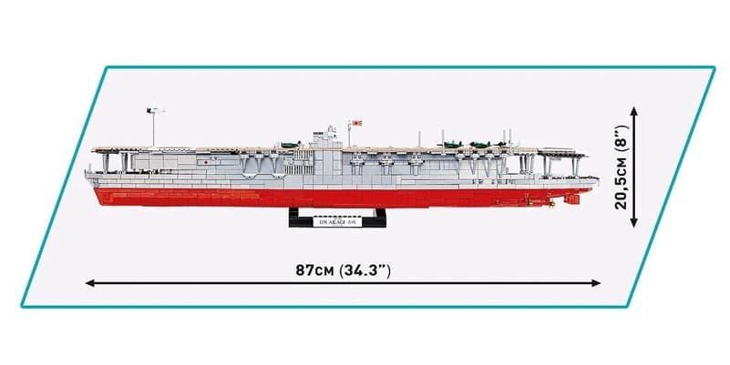 COBI Kocke, letalonosilka AKAGI, 3573 delov 3