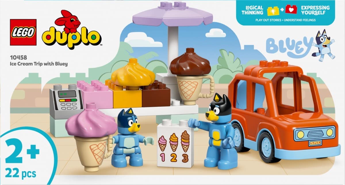 LEGO DUPLO Bluey: Pripelji sladoled izlet z Bluey (10458) 3