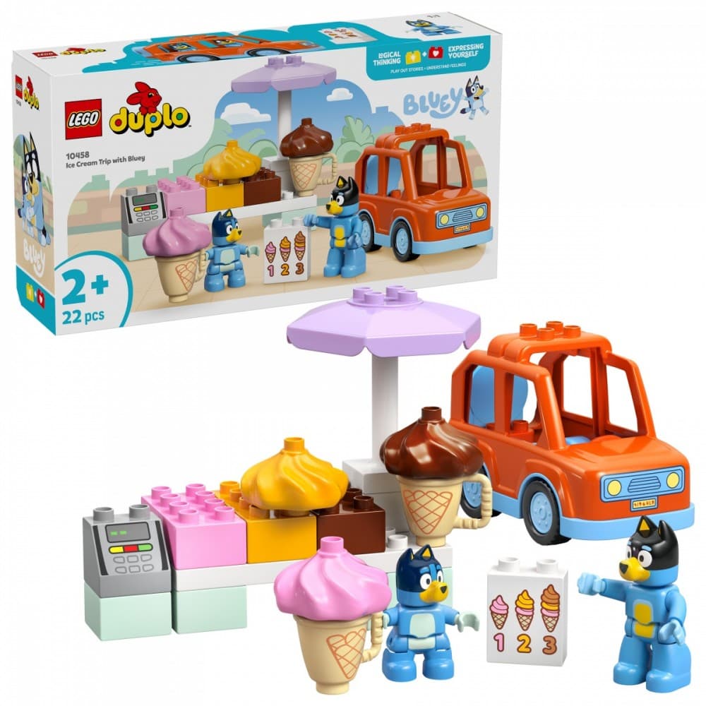 LEGO DUPLO Bluey: Pripelji sladoled izlet z Bluey (10458) 4