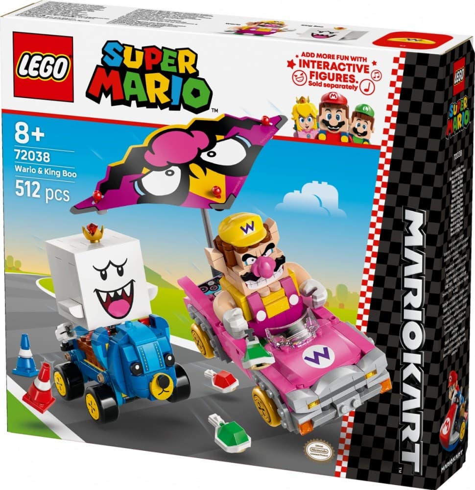 LEGO Super Mario Kart Wario in King Boo (72038) 2