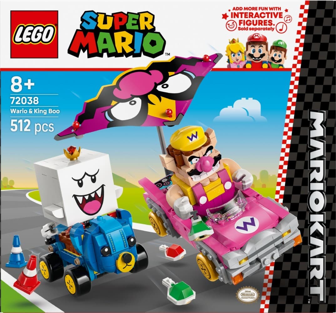 LEGO Super Mario Kart Wario in King Boo (72038) 3