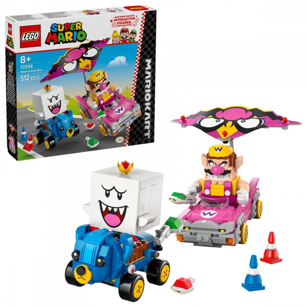 LEGO Super Mario Kart Wario in King Boo (72038) 4