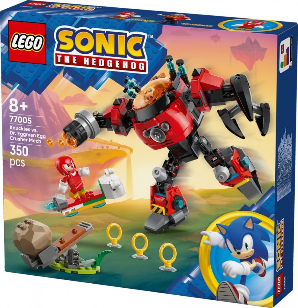 LEGO Sonic Knuckles proti Dr. Eggmanu v mechu Egg Crusher (77005) 3