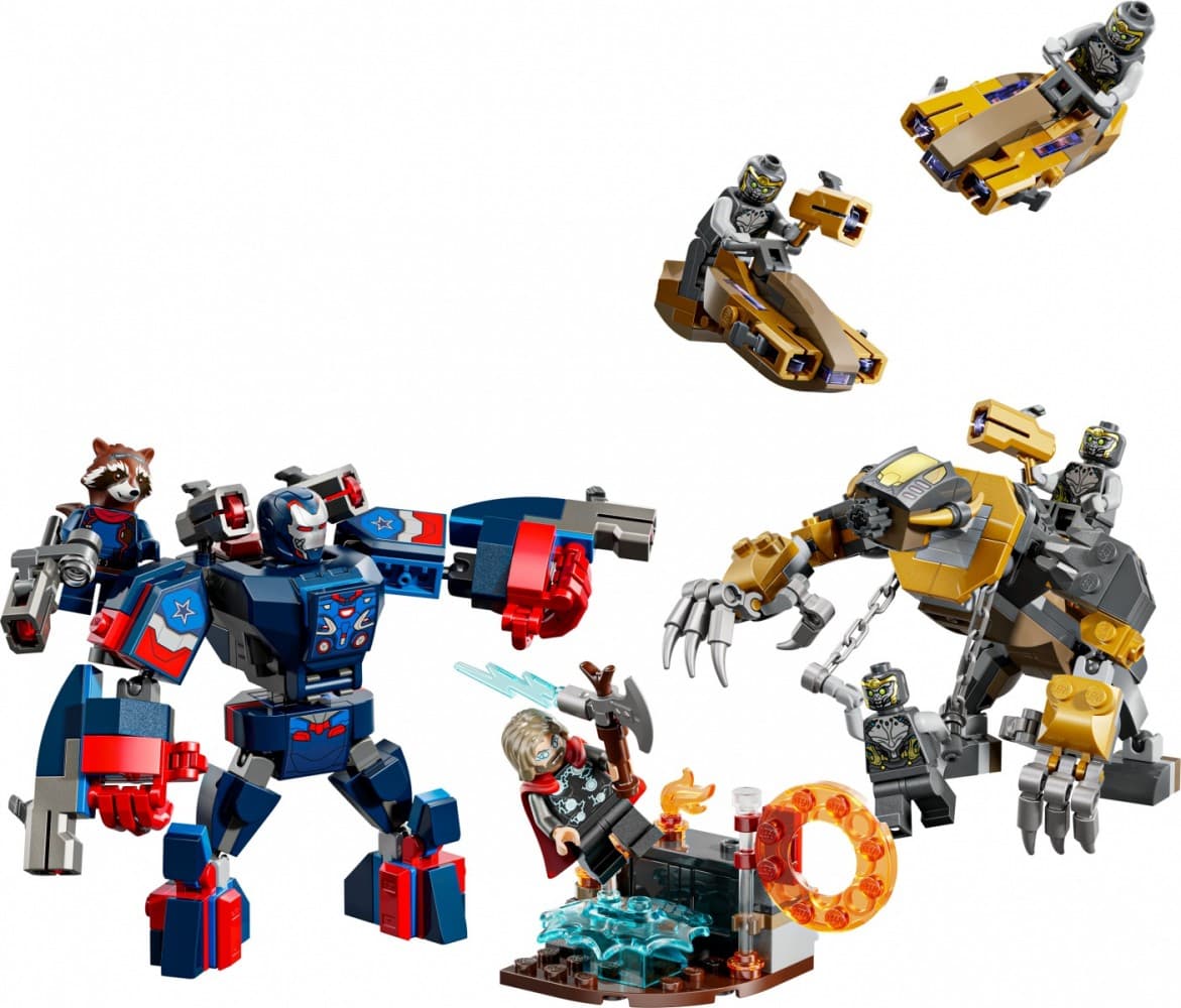 LEGO Kocki Super Heroes 76322: Avengers: Endgame - Thor proti Chitauri 4
