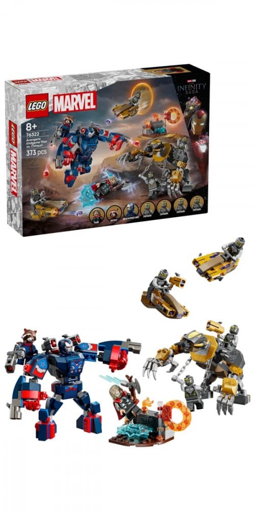 LEGO Kocki Super Heroes 76322: Avengers: Endgame - Thor proti Chitauri 5