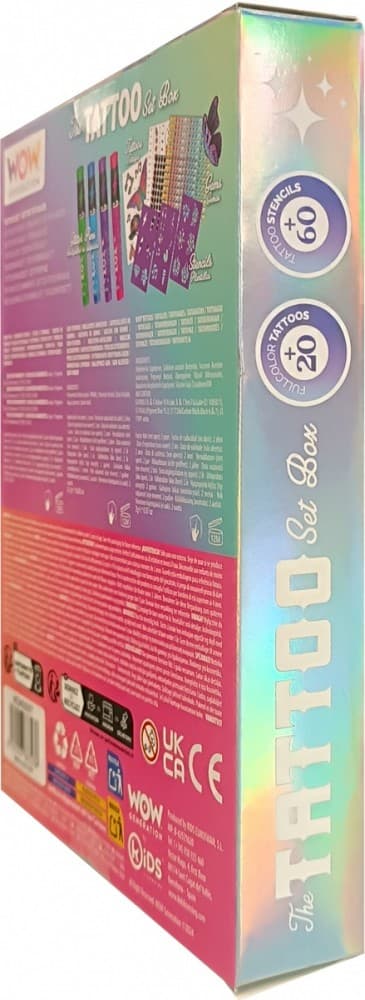 Kreativni set za ustvarjanje bleščečih tetovaž WOW Generation 4