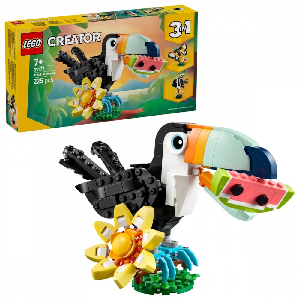LEGO Creator 3v1 Divje živali: Tropski tukan 31173 4