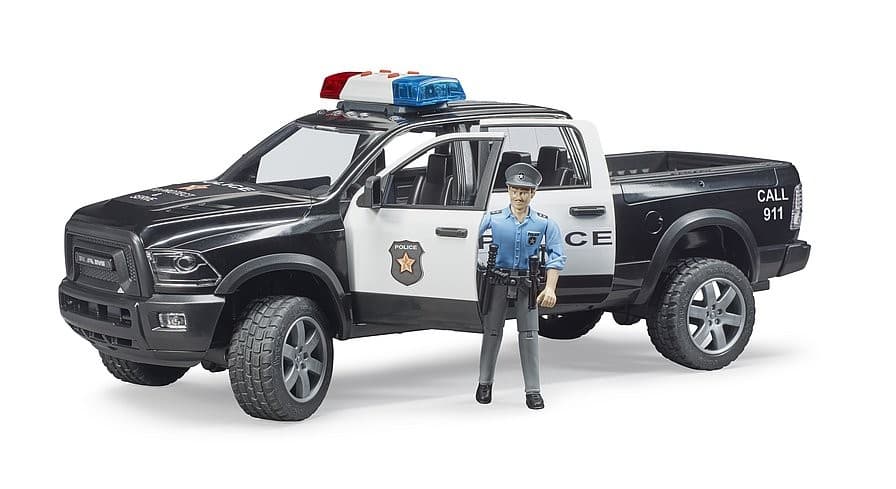 Policijski avto BRUDER Dodge Ram 2500 s figurico 2