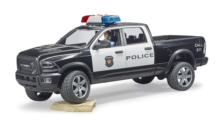 Policijski avto BRUDER Dodge Ram 2500 s figurico 5