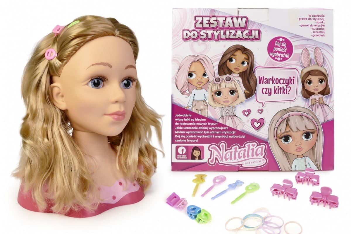 Lutka za oblikovanje frizur Natalia, ARTYK 4