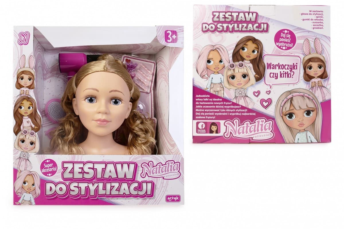 Lutka za oblikovanje frizur Natalia, ARTYK 6