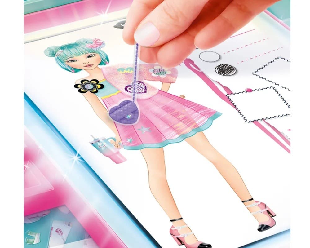 Kreativni set Projekt Moda s svetlečo tablico 5
