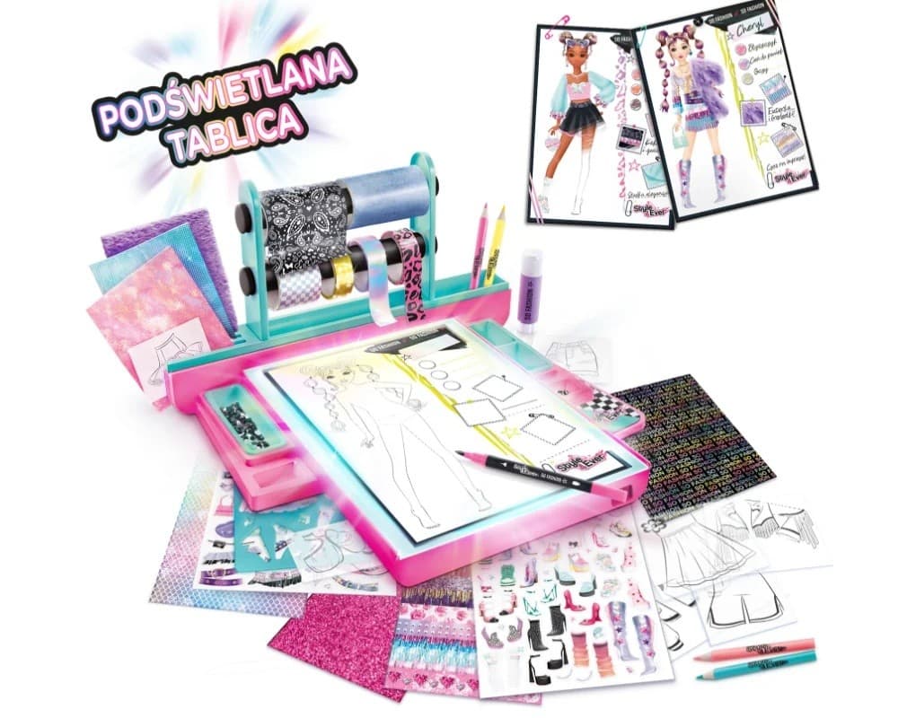Kreativni set Projekt Moda s svetlečo tablico 7