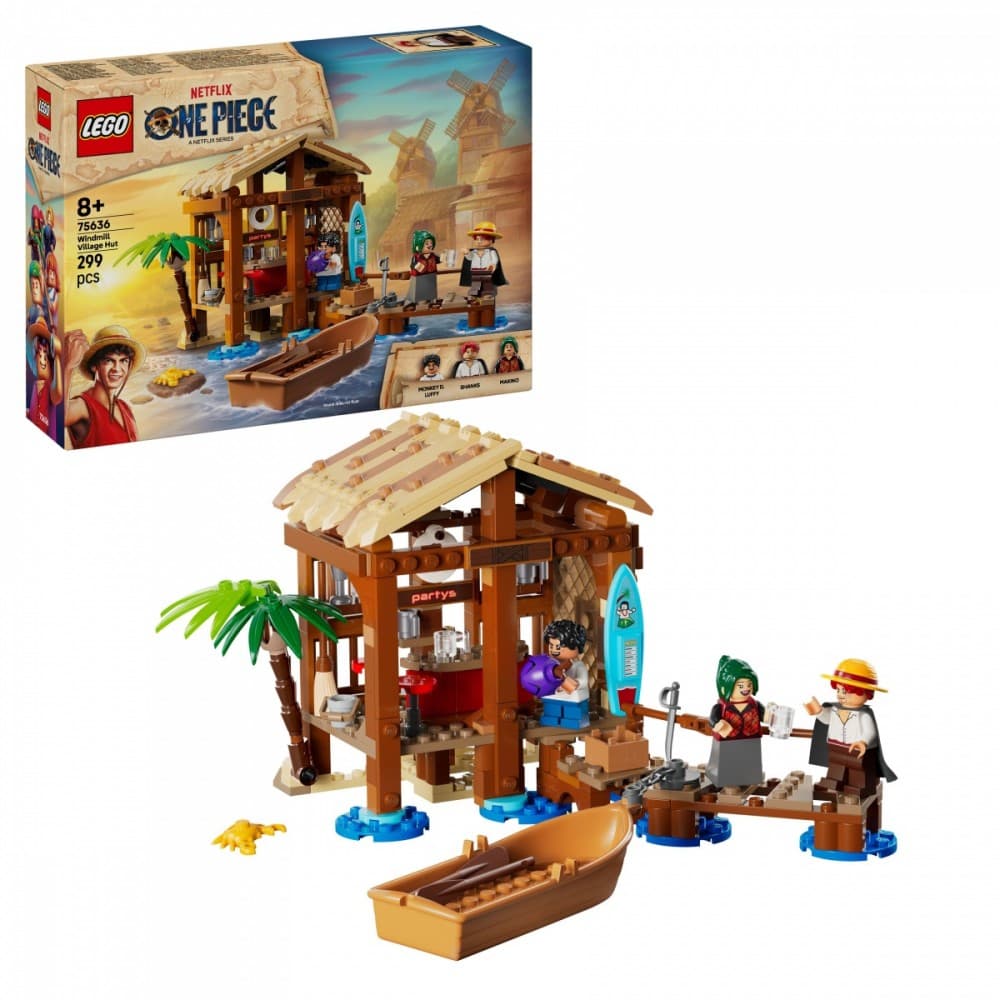 LEGO Kocke ONE PIECE: Chatka v vasi Fuusha 8