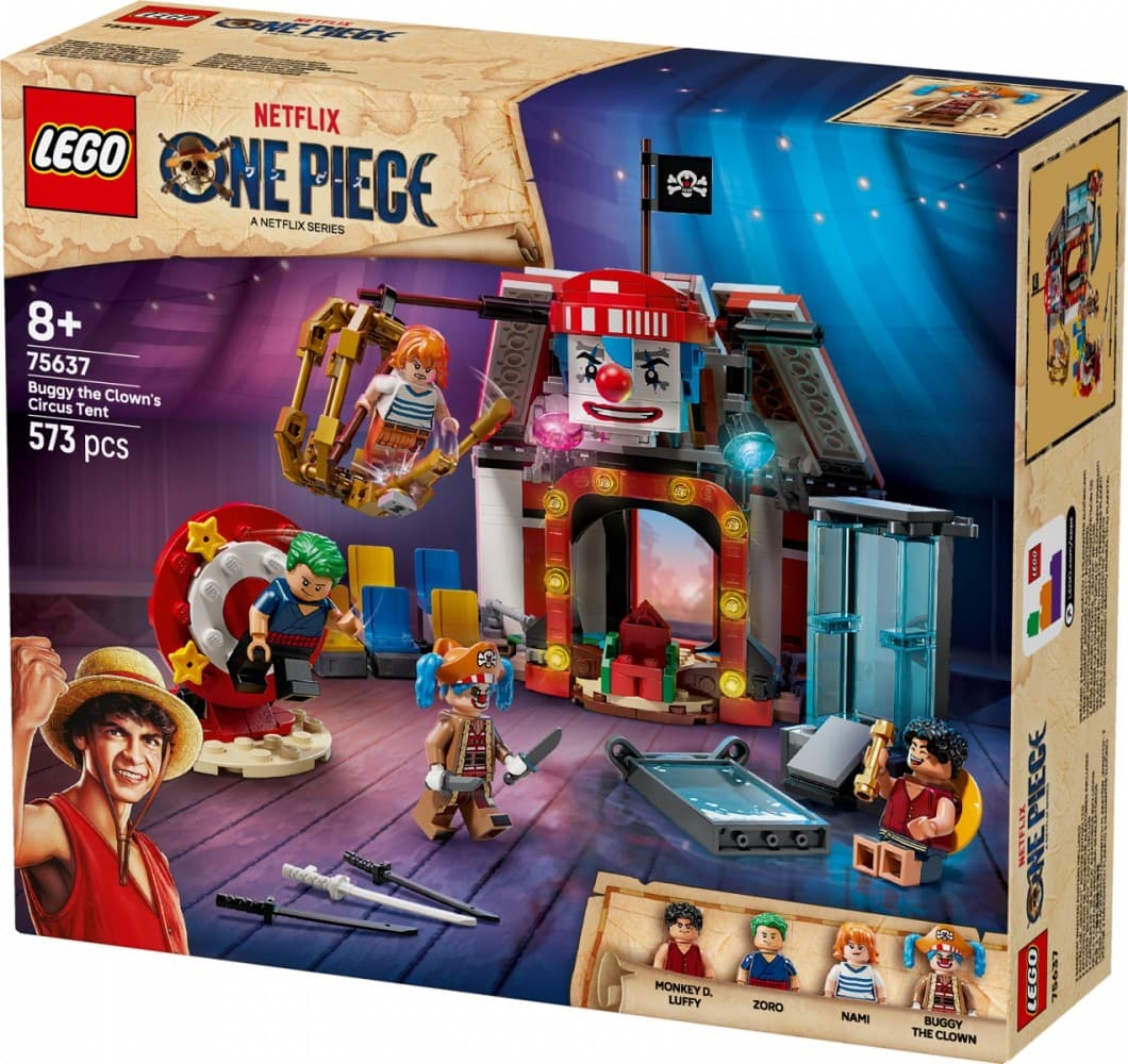 LEGO Kocke ONE PIECE: Šotor cirkusa Buggyja 3