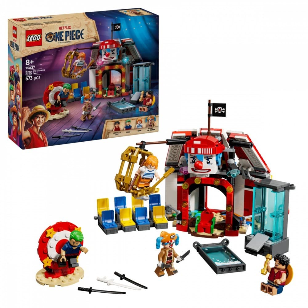 LEGO Kocke ONE PIECE: Šotor cirkusa Buggyja 8
