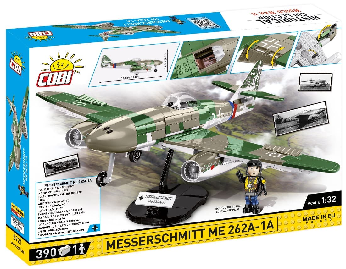 COBI Kocke: Messerschmitt Me262 A-1a 2