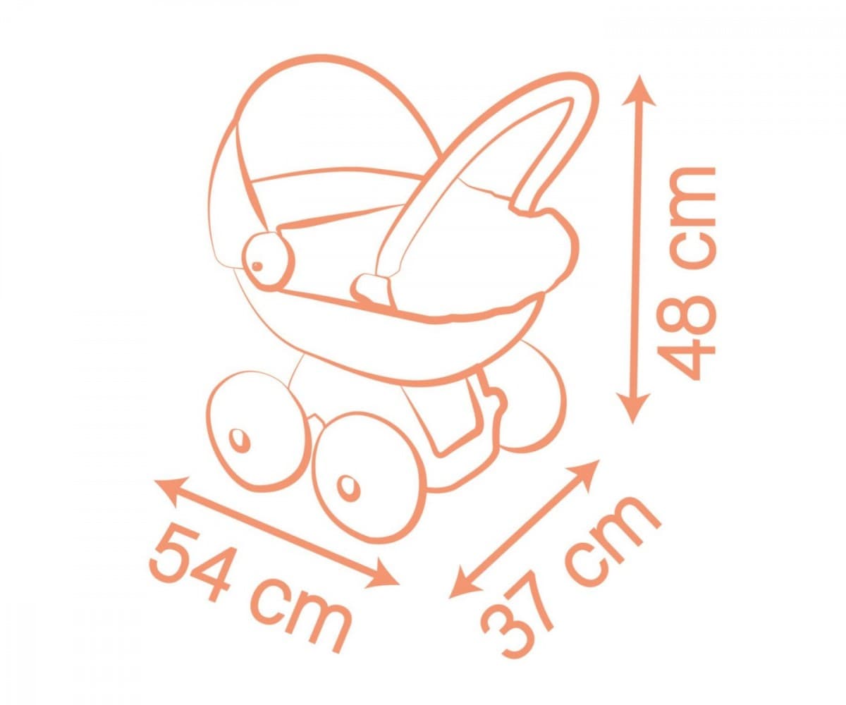 SMOBY Baby Nurse voziček za lutke 4