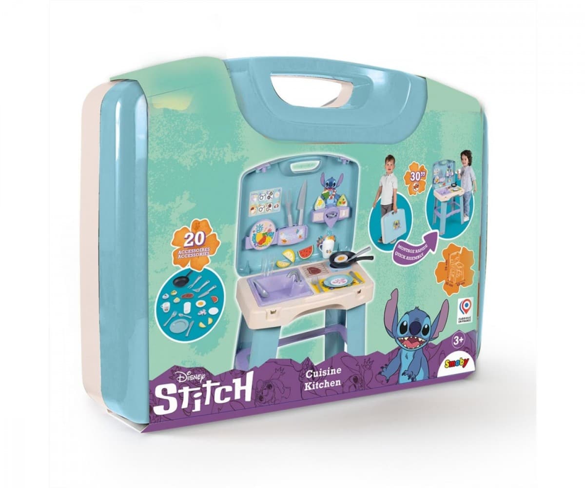 SMOBY Stitch otroška kuhinja v kovčku 7