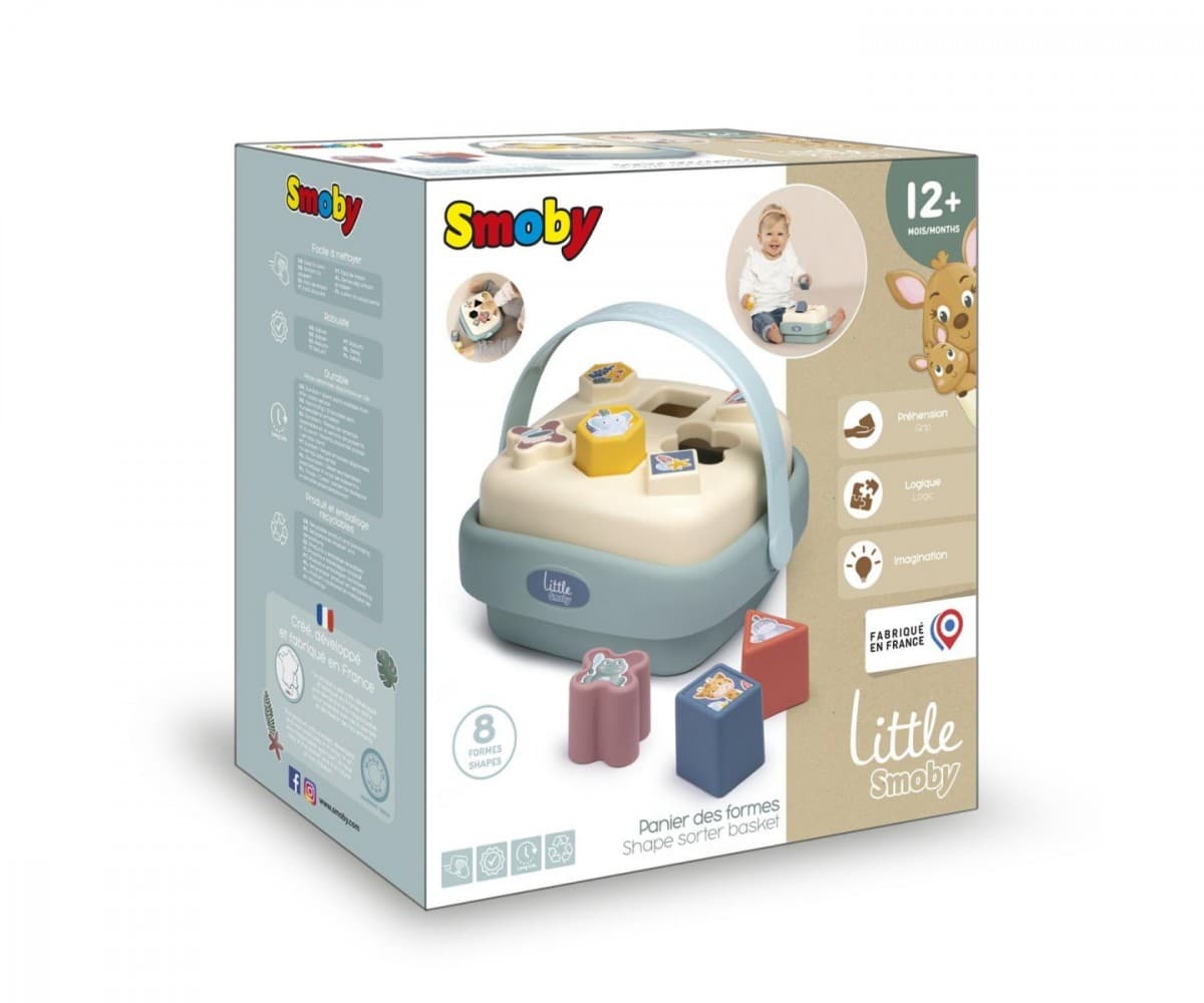 SMOBY Sestavljanka oblik v košarici 5