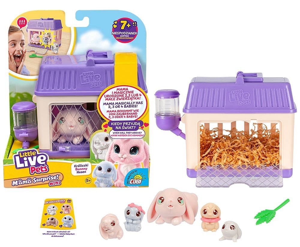 Figurica Little Live Pets – Mama Surprise Mini zajček 2