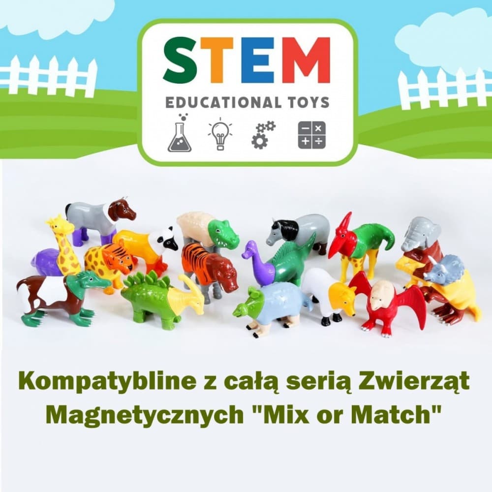 Magnetne kocke MalBlo - domače živali 7