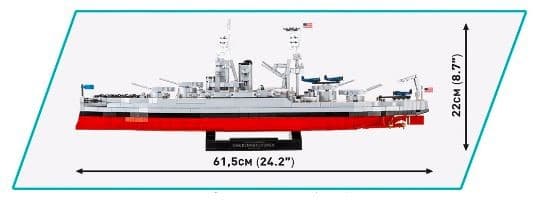 Kocke COBI Pennsylvania - Class Battleship (2v1) - Executive Edition 4