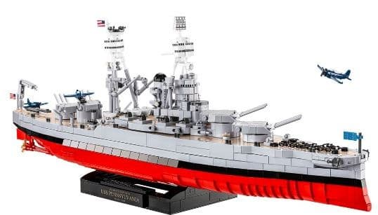 Kocke COBI Pennsylvania - Class Battleship (2v1) - Executive Edition 5