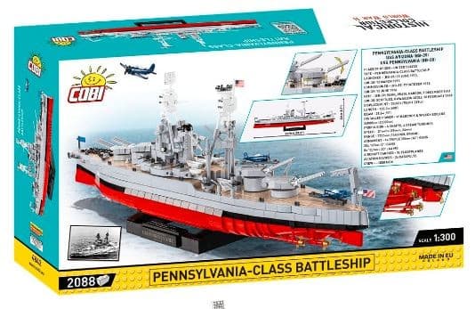 Kocke COBI Pennsylvania - Class Battleship (2v1) - Executive Edition 7