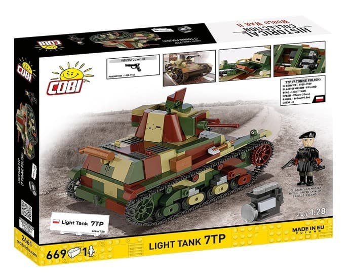 Kocke COBI Light Tank 7TP, 669 kock 2