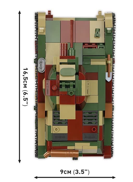 Kocke COBI Light Tank 7TP, 669 kock 3