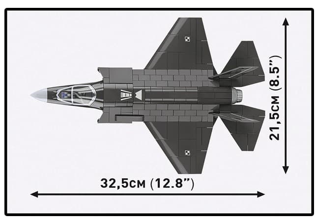COBI Kocke F-35A Lightning II, 605 delov 4