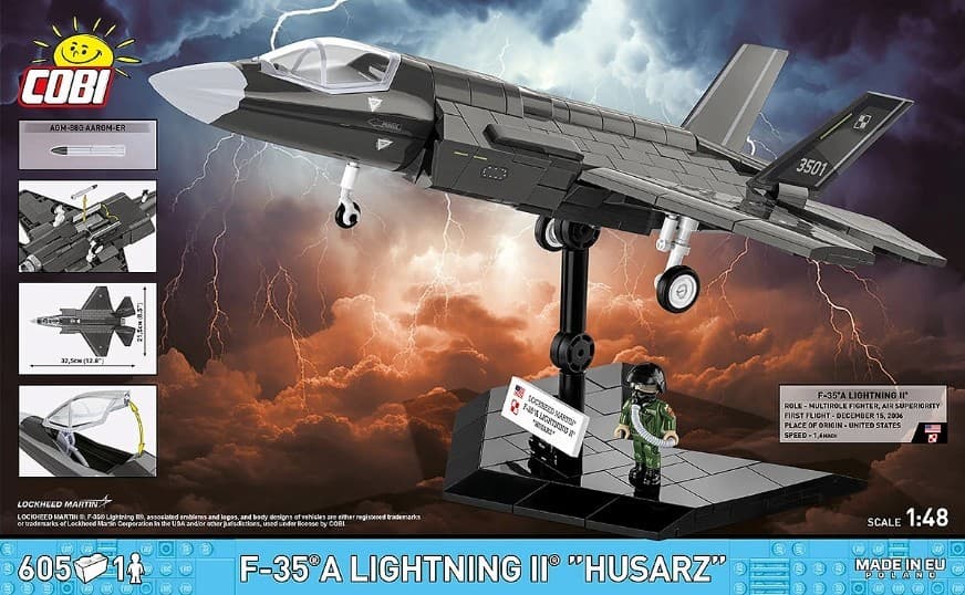 COBI Kocke F-35A Lightning II, 605 delov 7