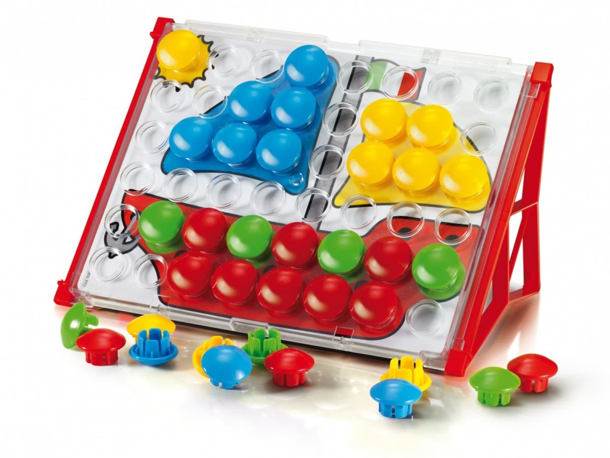 Quercetti Fantacolor Junior Basic - Mozaik s 48 velikih čepkov 2