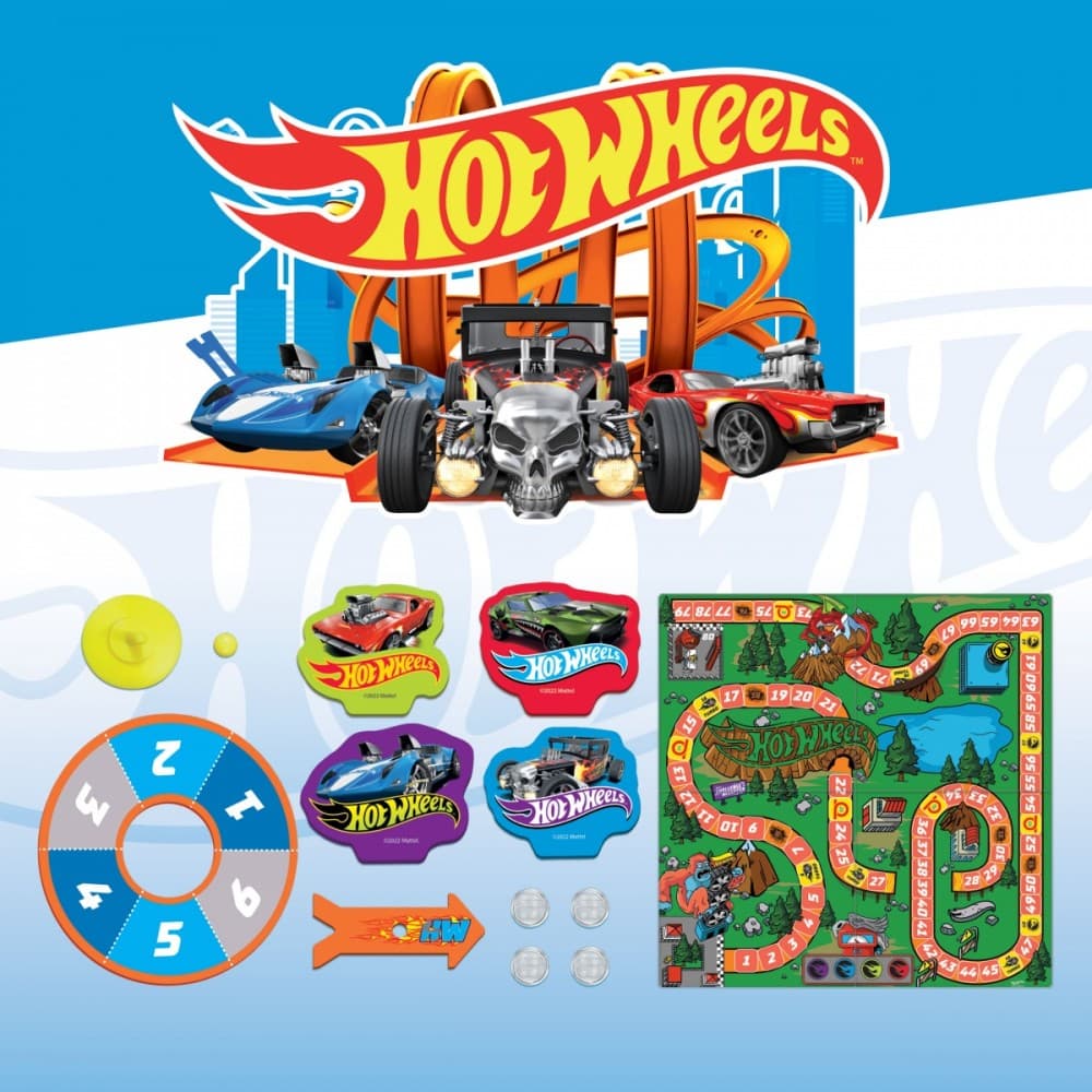 LISCIANI Hot Wheels - Družabna igra dirkanje 3
