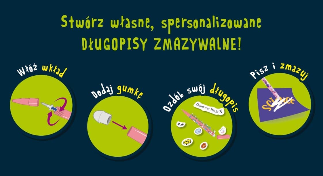 Komplet LISCIANI 'Ustvarjam svoje pisalo' 3