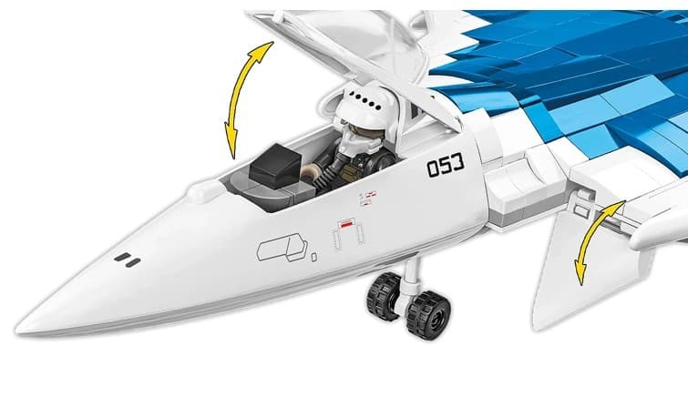 Sestavljivi model lovca Su-57 Felon 928 kock 6