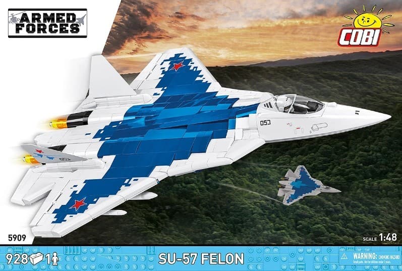 Sestavljivi model lovca Su-57 Felon 928 kock 8
