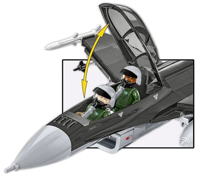 Kocke COBI F-16D Fighting Falcon, 436 kos. 8