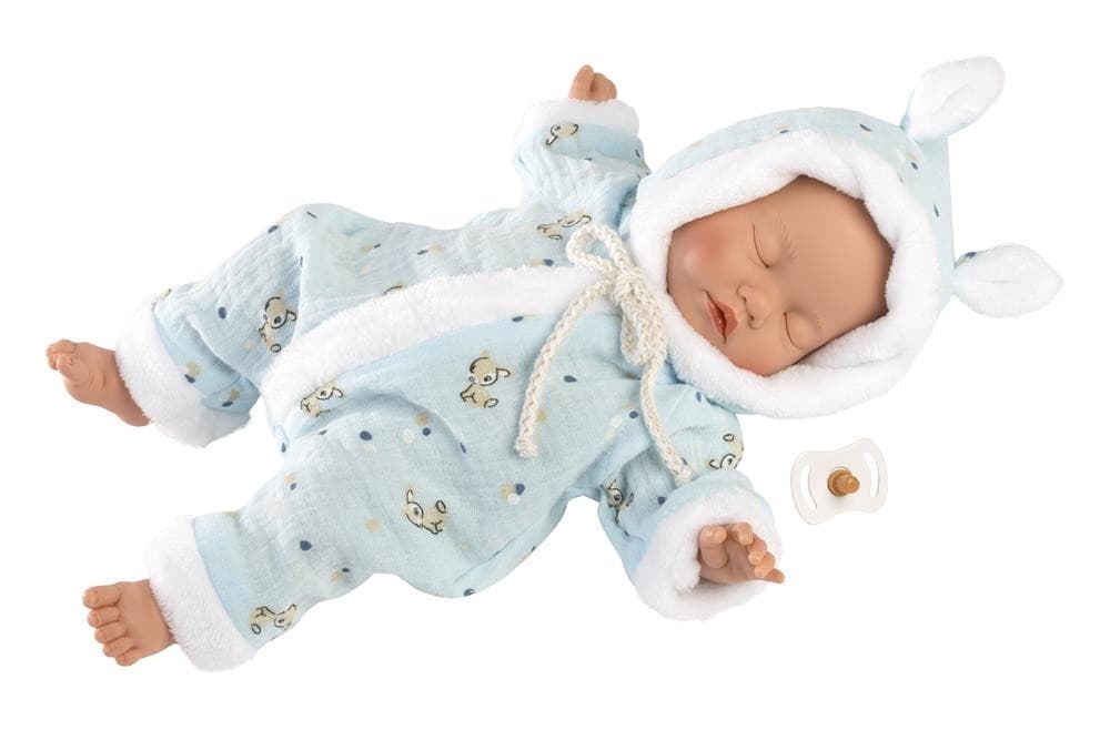LLORENS lutka dojenček deček, 31 cm, ročno izdelana 2