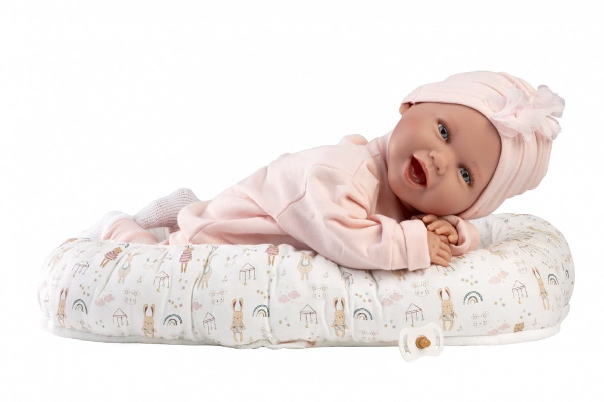 LLORENS lutka dojenček Mimi, 42 cm, smejoča se, s kokonom 3