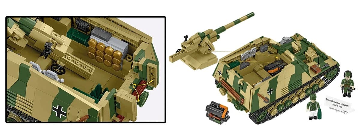 COBI Kocke Panzerhaubitze Hummel (1118 kosov) 3